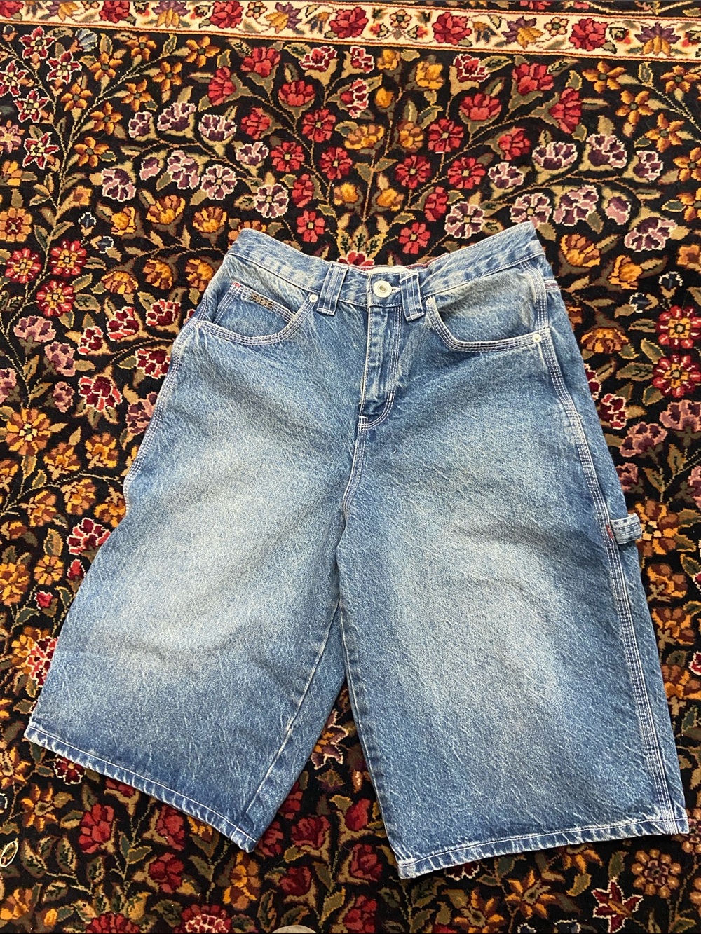 BDG Urban Outfitters Light Wash Denim Shorts - Blue - Picture 1 of 6